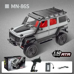 Nowy Mn86s Rc Car Scale Zdalnie sterowany pojazd terenowy z napędem na cztery koła Mn86full 1:12 Rc Model samochodu Rock Crawler Prezent dla dzieci