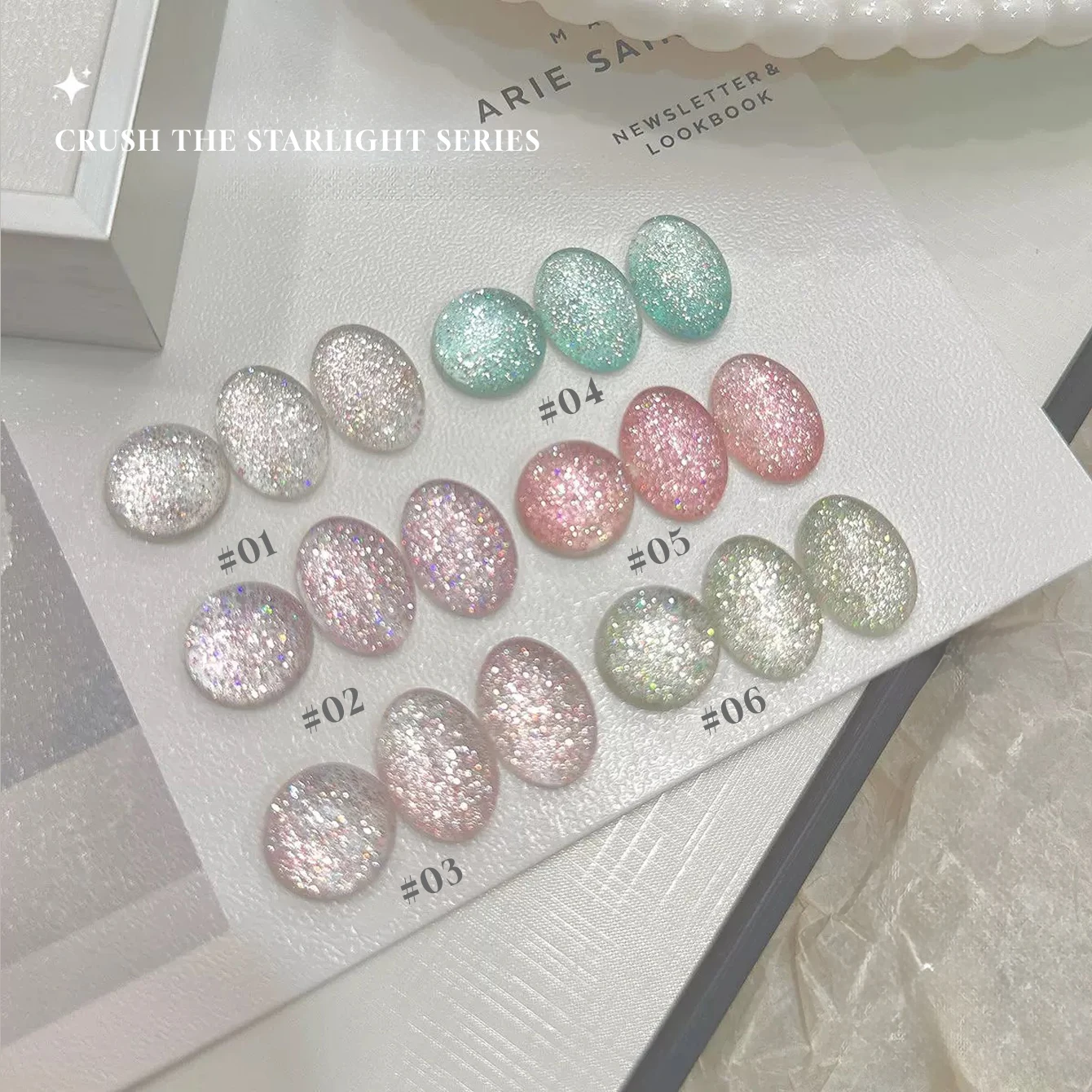 12ML Stardust Crushed Collection Gel Nail Polish Winter 2025 Ultra- Glitter Shimmering Crushed Diamond Formula New Arrival