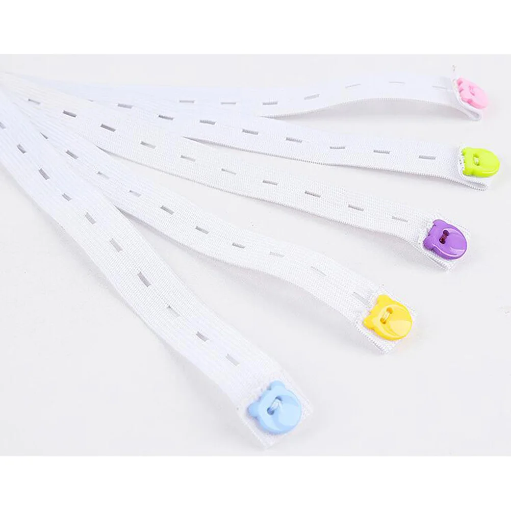 20pcs Fold Over Elastic Infant Baby Fastener Straps Adjustable Buckle Fixing Belt Soft Comfortable Diaper Safety Tape Durable