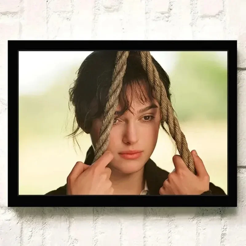 الفيلم الطلاء قماش الطباعة الفيلم الكلاسيكي فخر وتحامل كيرا نايتلي المشارك لغرفة المعيشة ديكور جدران المنزل