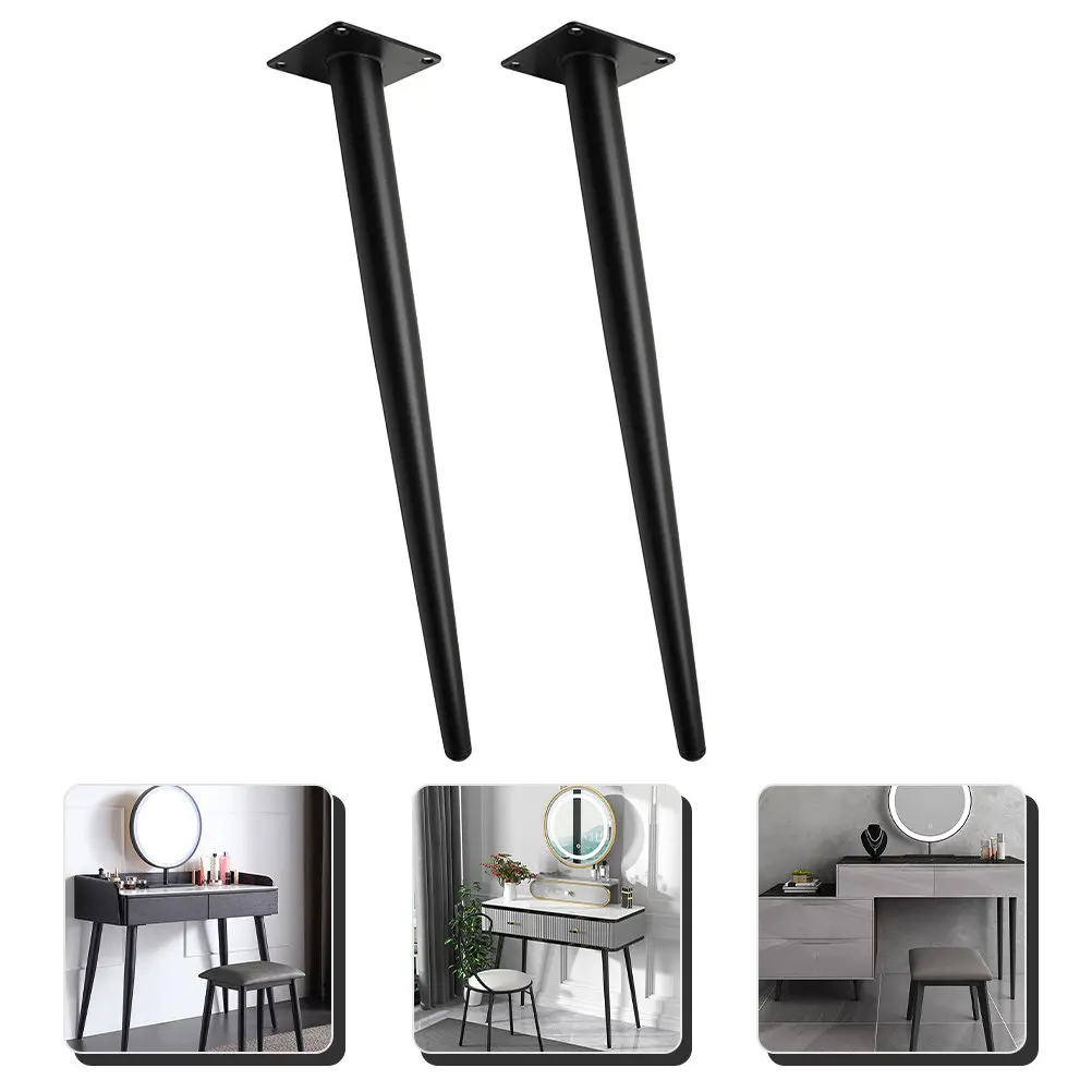 

2 шт. Металлические конические опоры для мебели, ножки для шкафов, столов, кроватей, сменные, сверхпрочные, прочная конструкция, нескользящее основание