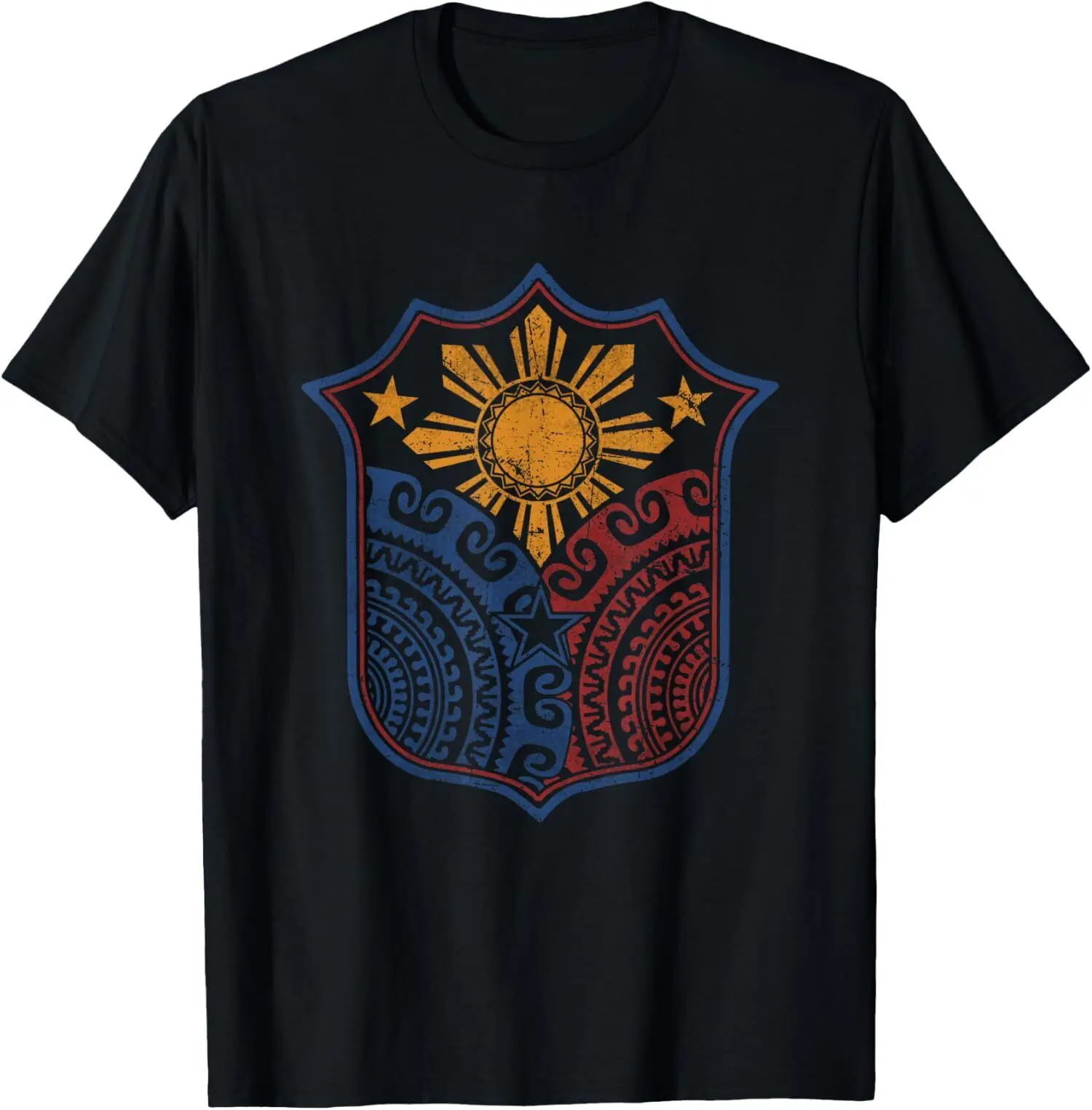 New Limited Filipino Pinoy Pride, Mandala Tribal Proud Philippines T-Shirt