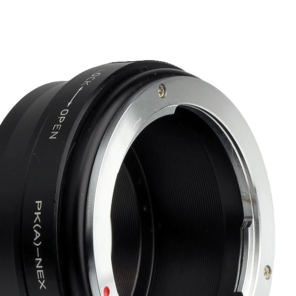 Pierścień adaptera przysłony do obiektywu Pentax K PK-A DA do aparatu Sony e mount nex NEX3/5/6/7 a7 a9 a7r A7c a7s a6700 a6300 a6500 ZVE1