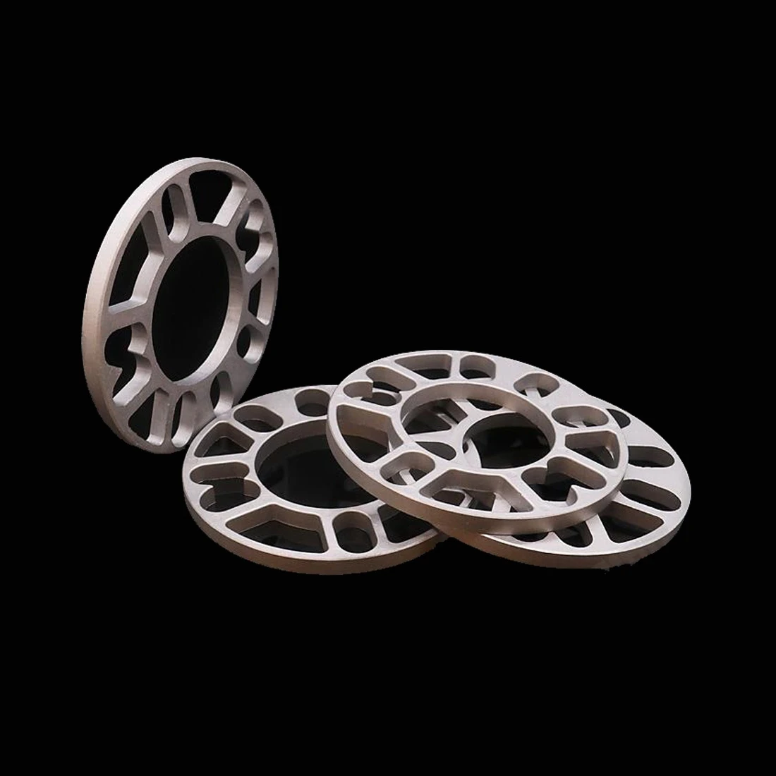 4Pcs 3/5/8/10mm Alloy Aluminum Wheel Spacers Shims Plate For 4/5 Stud Wheel 4x100 4x108 4x114.3 5x100 5x108 5x110 5x115 5x120