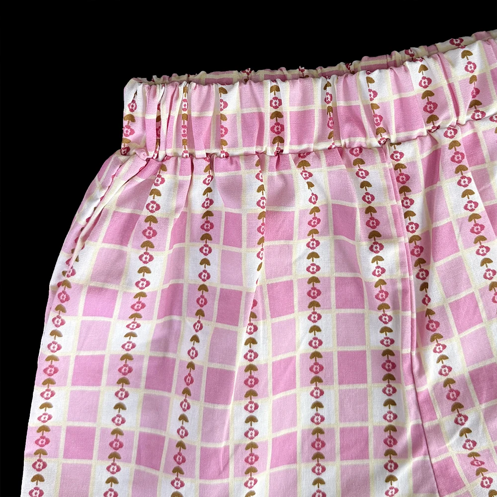 Sommermode-Set für Mädchen, Kinder-Blumendruck, fliegende Ärmel, Top + Shorts, zweiteiliges, süßes, erfrischendes Set für kleine Mädchen – Detail 7
