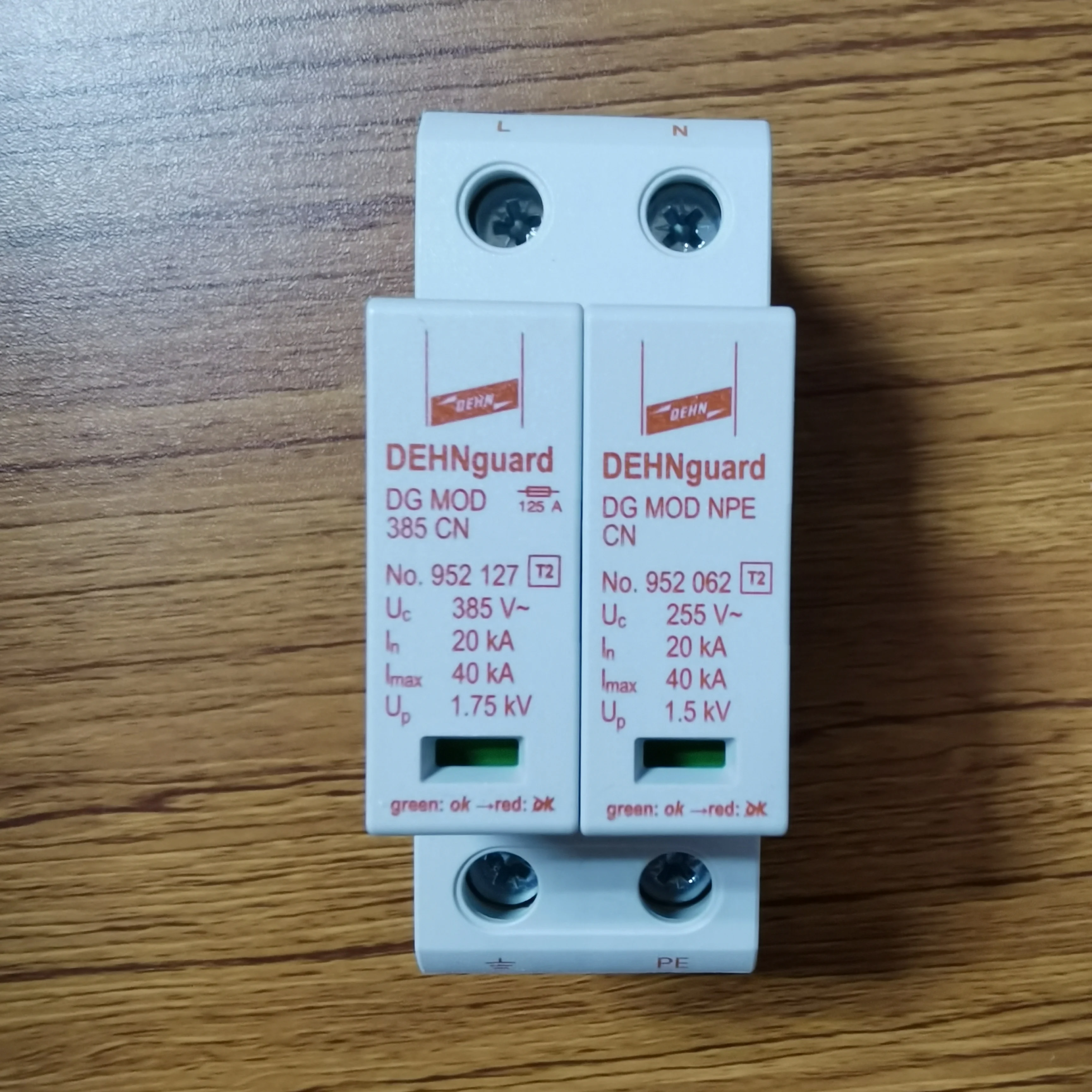 تعزيز ألمانيا DEHN حامي البرق الطاقة 952428 درع عرام حامي DG M TT 385 CN رائجة البيع #3