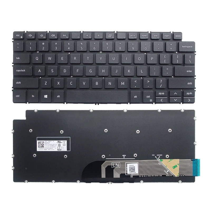 New Laptop US Keyboard Backlight for Dell Latitude 3301 3410 E3301 P114G P120G P113G P115G Keyboard