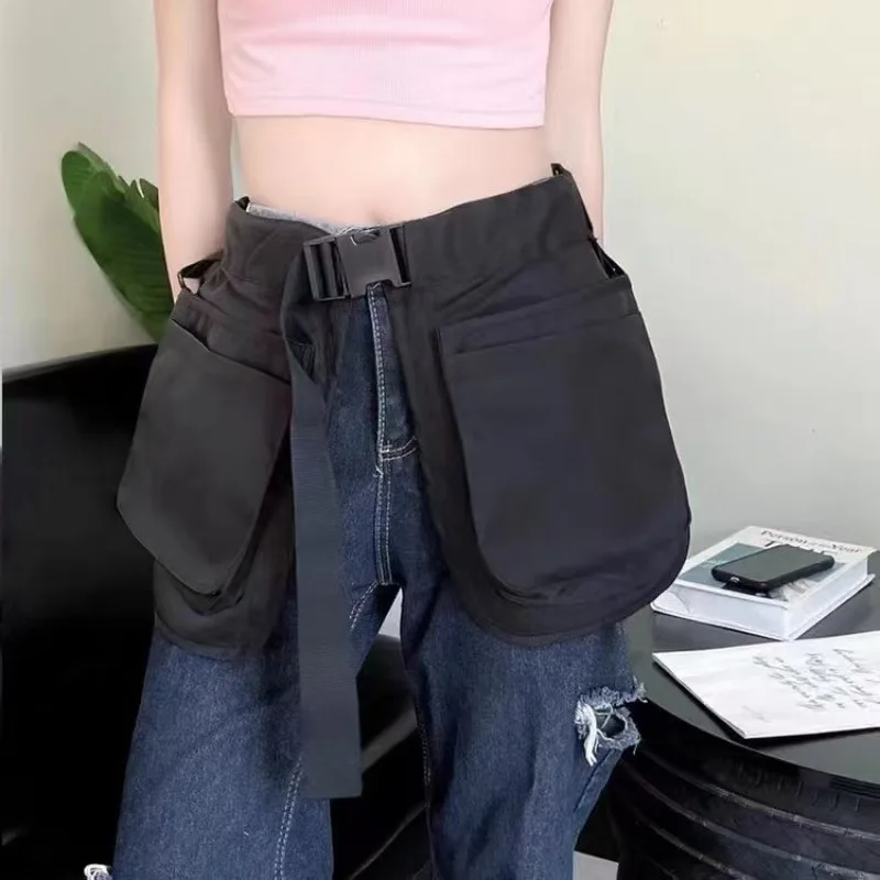 

Легкая нейлоновая поясная сумка для мужчин и женщин, дышащая поясная сумка для занятий спортом на открытом воздухе с карманами, аксессуары для велоспорта, бега и пешего туризма