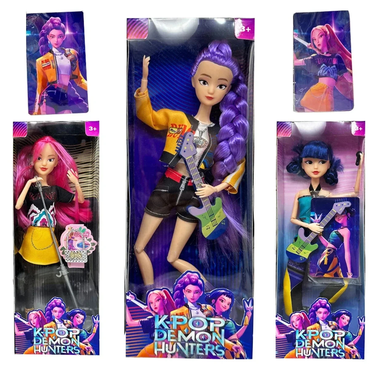 HOT Kpop デモンハンターズ アクションフィギュア おもちゃ* デルピーズ タイガー ルミ ミラ* ゾイ サッシー フィギュア ドール* ファン向け クリスマス* ギフト ﻿