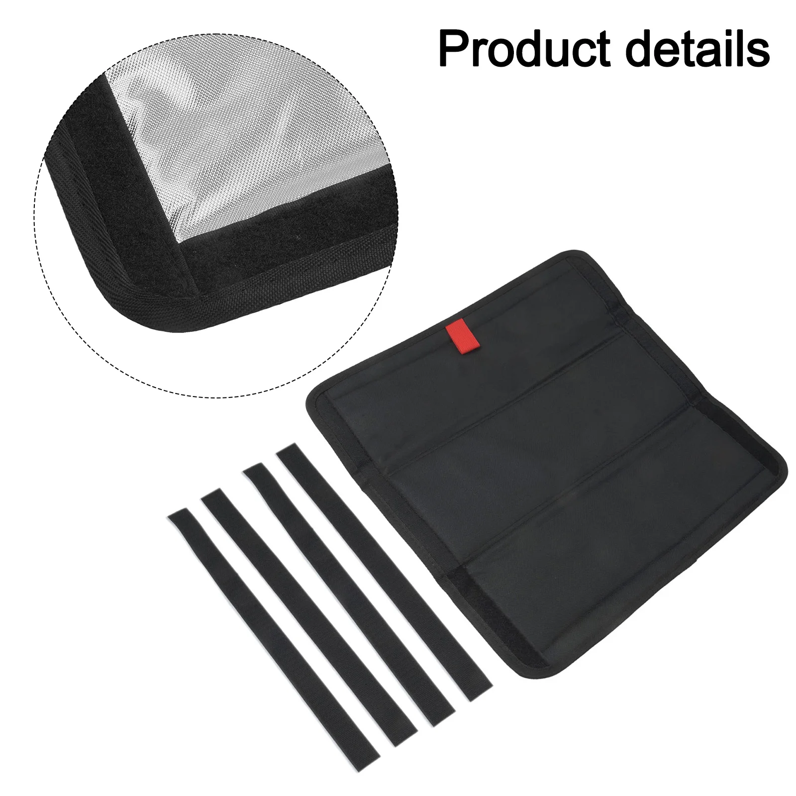 Foldable RV for skylight Sunshade with Aluminum Reflective Layer for Blocking Sunlight and Enhancing Privacy in Travel Trailers
