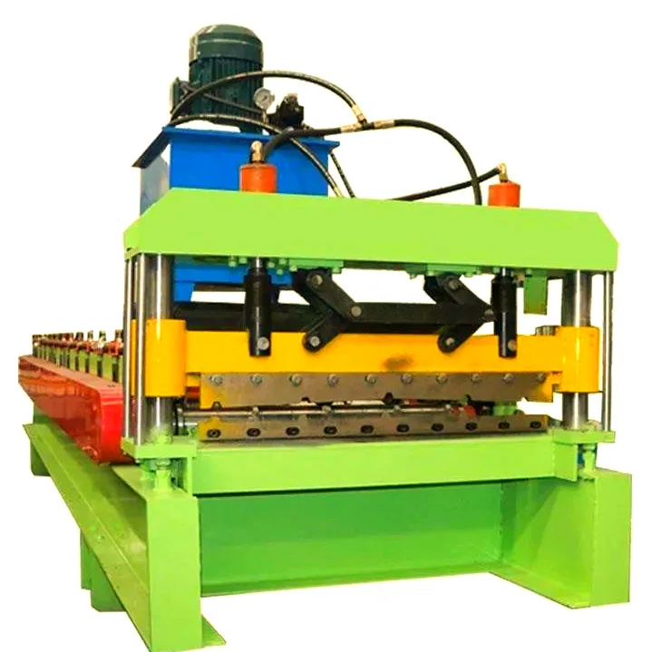 Macchina per la produzione di lamiere di zinco portatili per lamiere standard Macchina per la produzione di piastrelle per lamiere di tetto a tre strati Macchina per la formatura di rotoli di lamiere Ibr