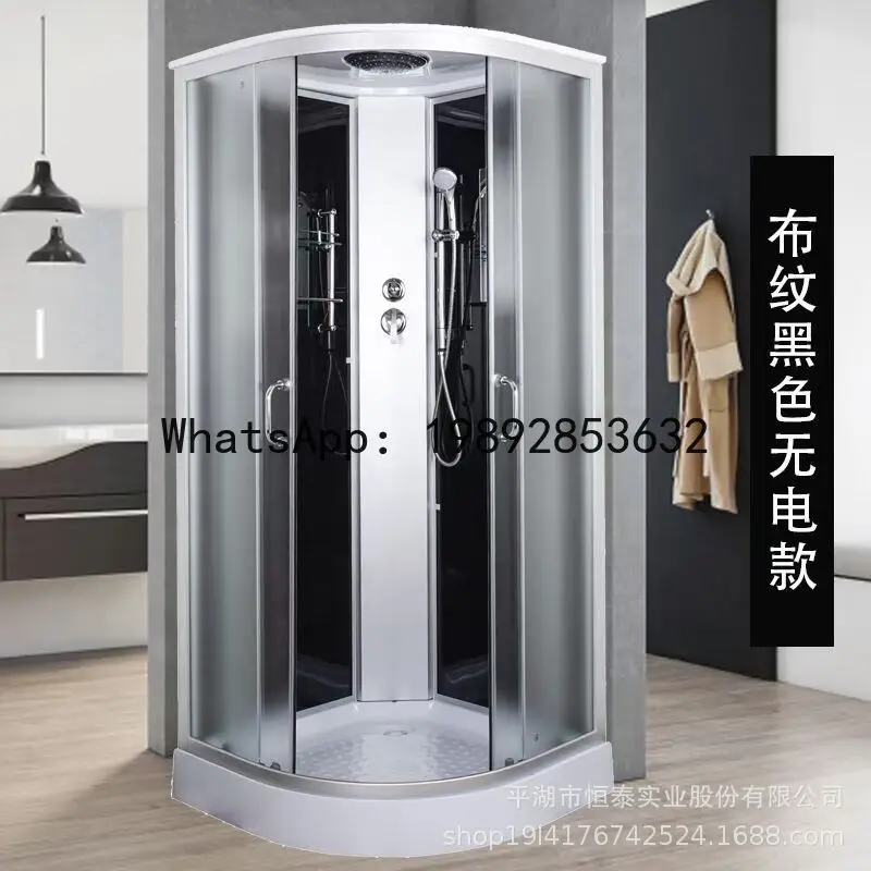 QQ Integrated shower base - non-slip, arc-shaped, easy-to-install, all-in-one design