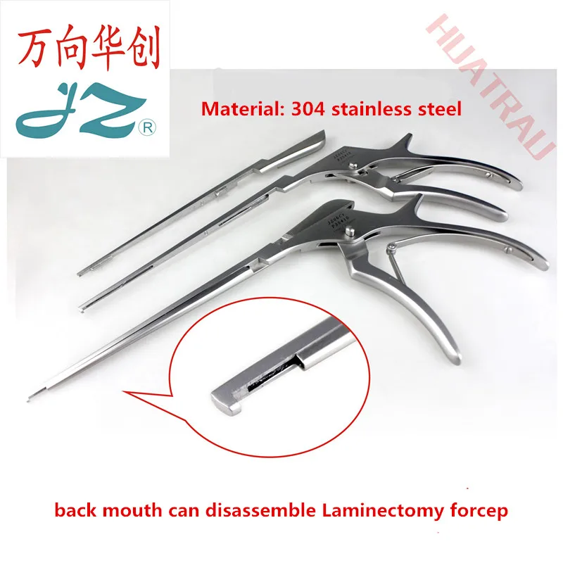 Orthopedic instruments medical spine, lumbar spine, cervical vertebra, back mouth incision, removable laminectomy forceps