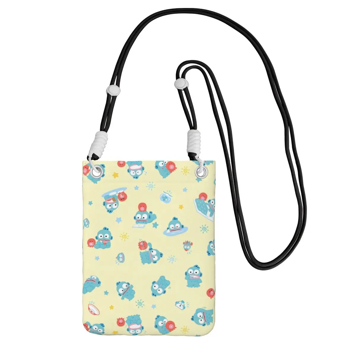 

Сумка для мобильного телефона Hangyodon на заказ, диагональная сумка для мужчин и женщин, милая сумка через плечо с рыбкой, регулируемая длина для покупок