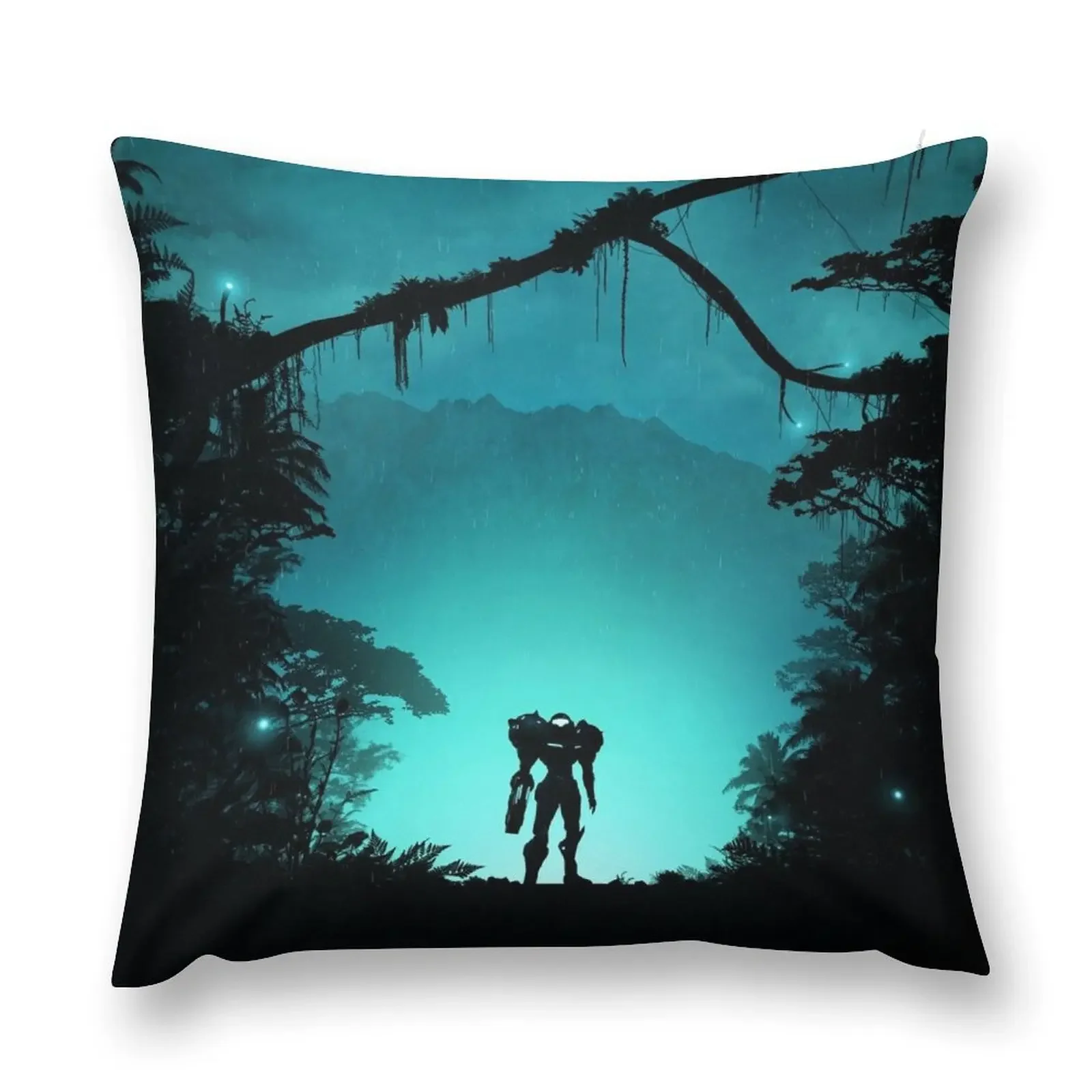 Metroid Throw Pillow sleeping pillows luxury decor pillow