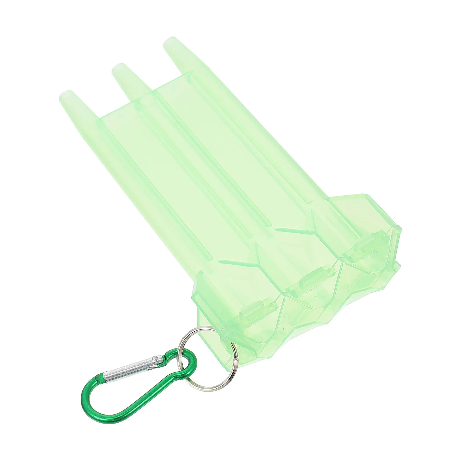 

Dart Box Carrying Case Plastic Carrier Portable Compact Lightweight Storage Solution With Carabiner For Steel Outdoor Toys