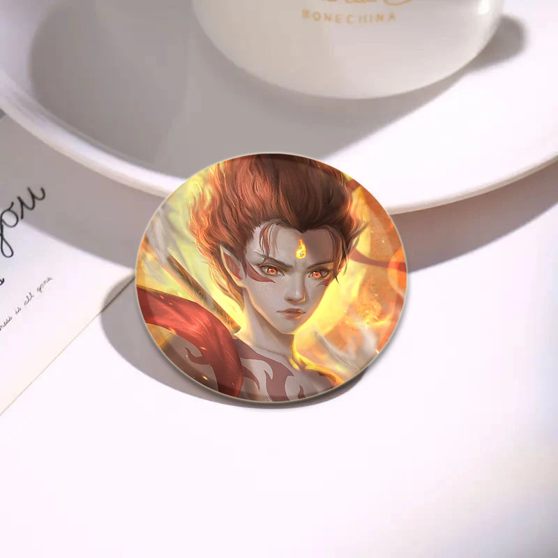 ตํานานจีนตัวเลข Nezha เข็มกลัดน่ารักการ์ตูน Badge สําหรับกระเป๋าเป้สะพายหลัง COLLAR Lapel Pins เครื่องประดับ Birth of The Demon เด็ก