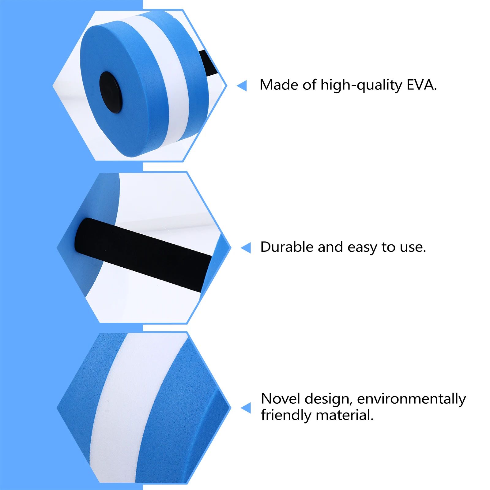 

1pc Eva Water Floating Dumbbells Swimming Barbell Soft Comfortable Fitness Pool Seaside Hot Spring Aqua Aerobics Equipment