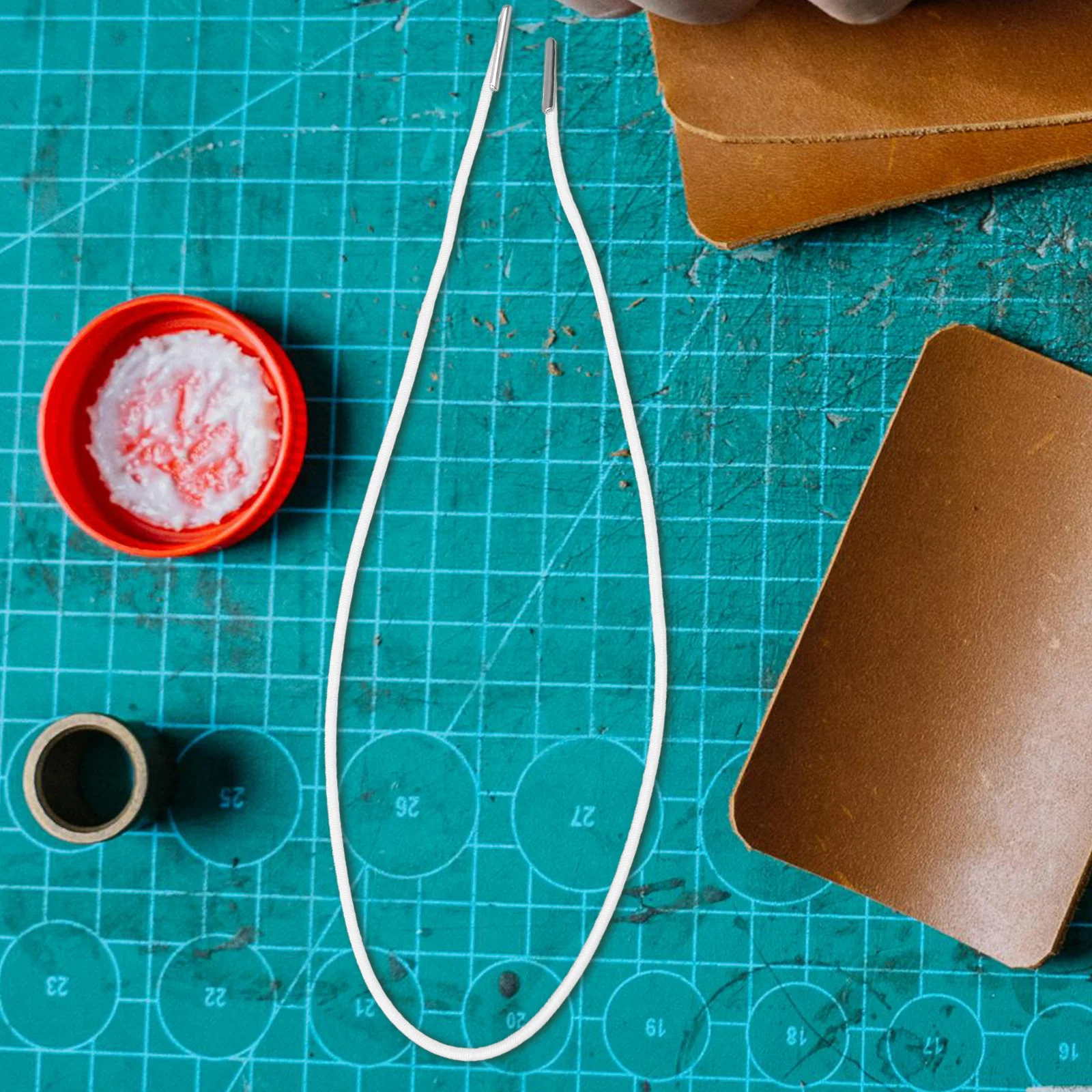 

30 pcs Elastic Cord Round Elastic String For Masks Hats Crafts Mask Making Replacement Drawstring Hat Cord Strong Polyester