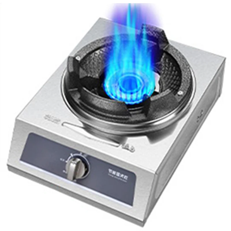 

40KW Liquefied Gas Stove Furious Fire Stove Single Stove Stir-frying High Pressure Stove Stainless Steel Desktop Gas Stove