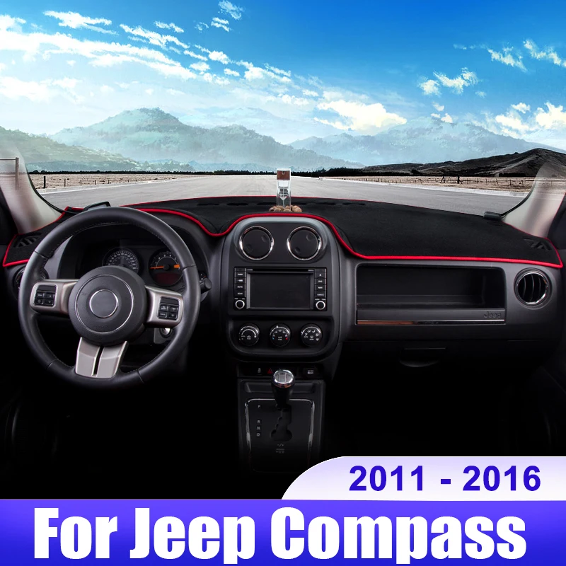 

For Jeep Compass 2010 2011 2012 2013 2014 2015 2016 Car Dashboard Cover Dash Mat Sun Shade Non-slip Pad Interior Accessories