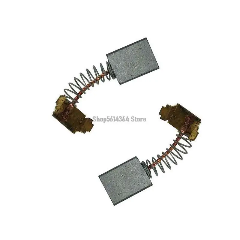5 Paires de balais de charbon avec rainure pour moteur électrique générique, 7mm x 11mm x 14mm