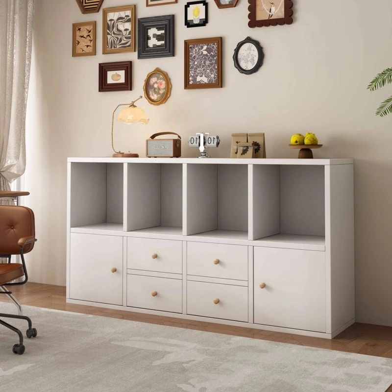 Floor-standing bookshelves, storage cabinets, modular lattice cabinets, open display cabinets