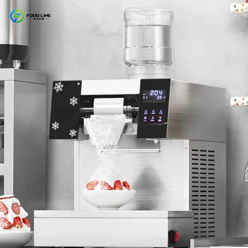 FL Commercial Snowflake Ice Shaver Maker Bingsu Dessert Treat Machine for Cafe Shop Store Business Equipments