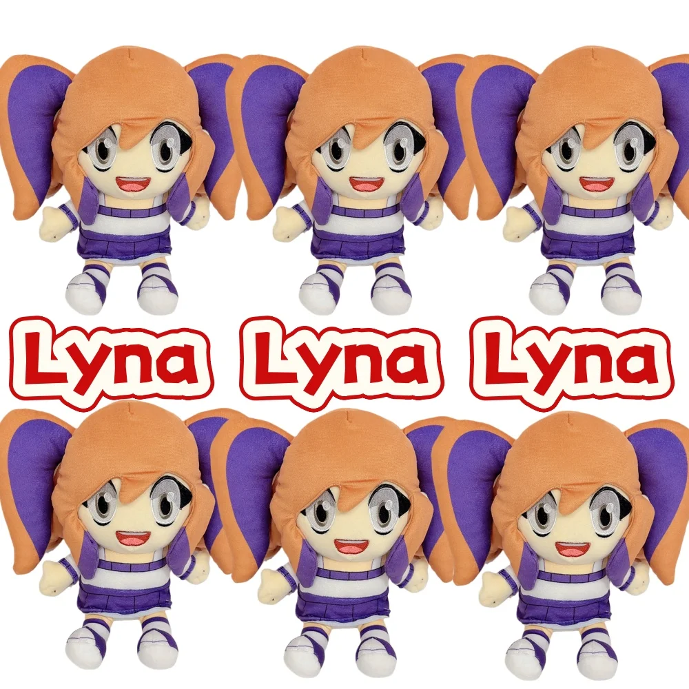 

25cm Lyna Plush Toys Anime Soft Stuffed Doll Cute Home Decoration Plushie Pillow Figure Kids Christmas Gift For Fans Birthday