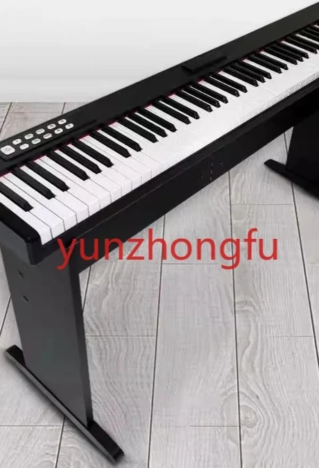 88-Key Wooden U-Shaped Stand - Universal Support Frame for Electronic Piano Keyboard & Digital Piano, Sturdy & Elegant Design