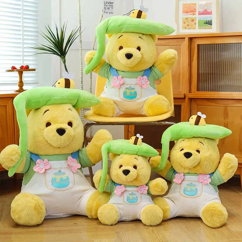 40/70cm Winnie The Pooh Disney Plush Toys Cute Kawaii Anime Plushie Dolls Pooh Bear Stuffed Pillows Gifts for Children Christmas