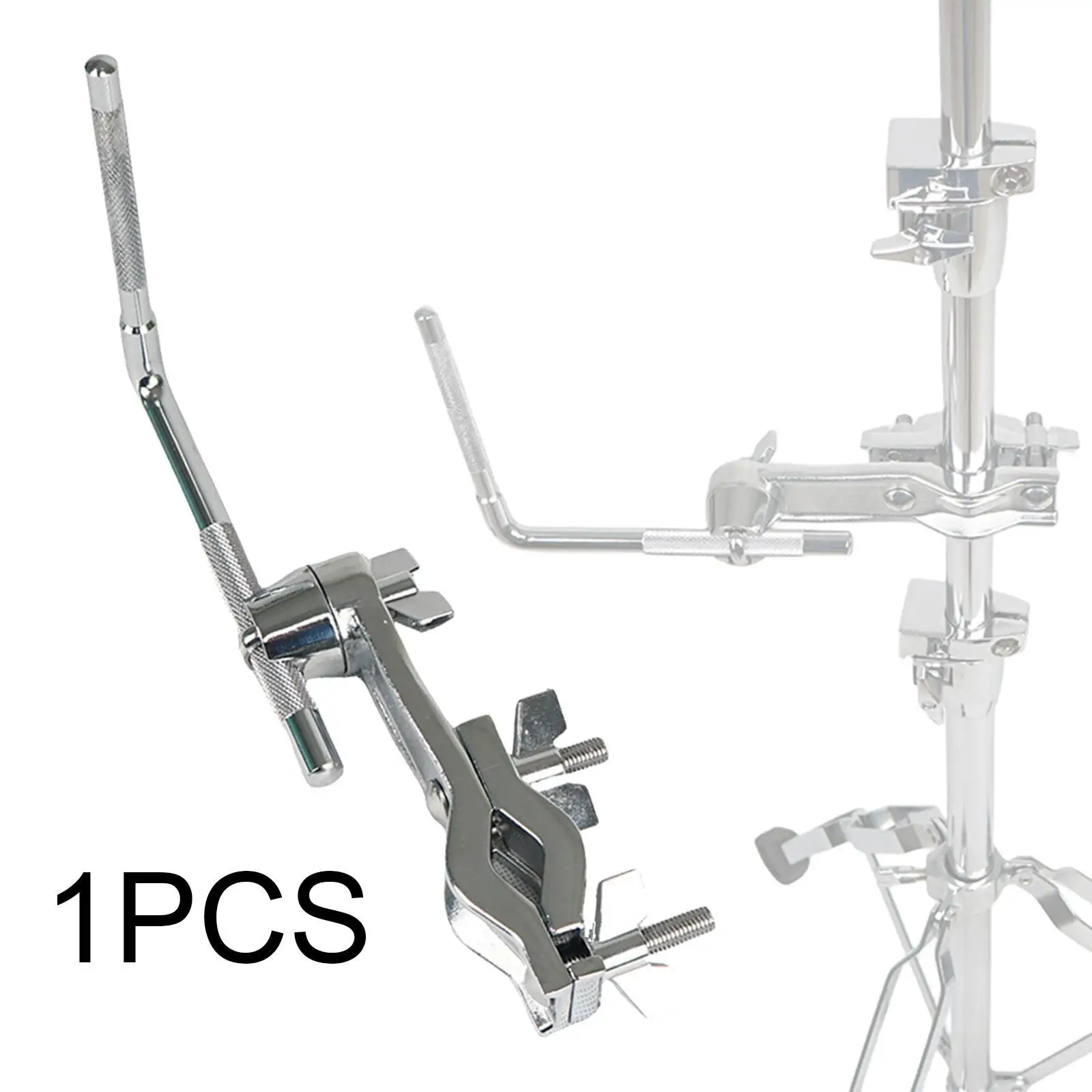 

Drum Set Extension Clamp Attachment Cowbell Mount Bracket for Cowbells Drum