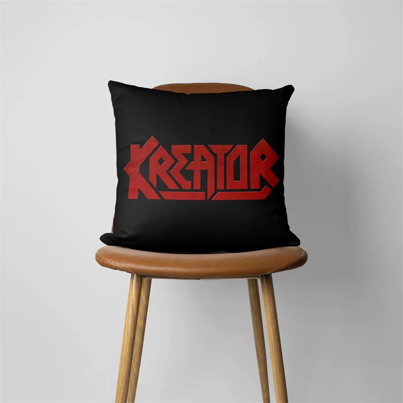 Thrash Metal Band Kreator Pillow Case Home Decorative Gift Sofa Car Cushions 45x45cm Square Pillowcase Chair Pillow Cove 476