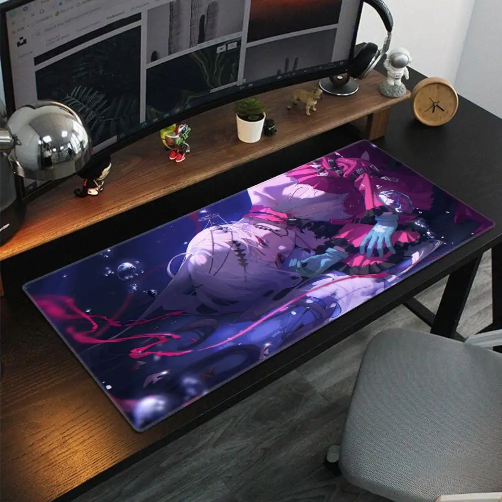 Anime Game Arknights Skadi The Corrupting Heart Mousepad Mat Desk Mat With Pad gaming accessories Prime Gaming XXL Keyboar