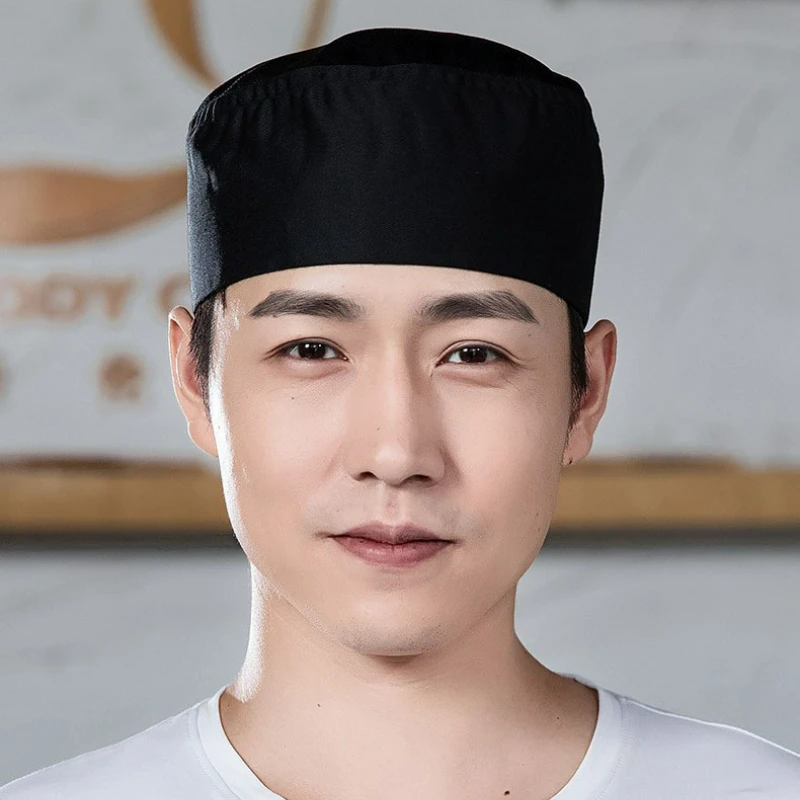 Cappello da cuoco coreano giapponese Berretto elastico da cucina unisex traspirante per il personale del ristorante