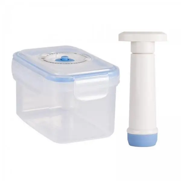 Vacuum Sealed Food Preservation Container Airtight PP Storage Box with Snap Lid for Meal Prep in Refrigerator