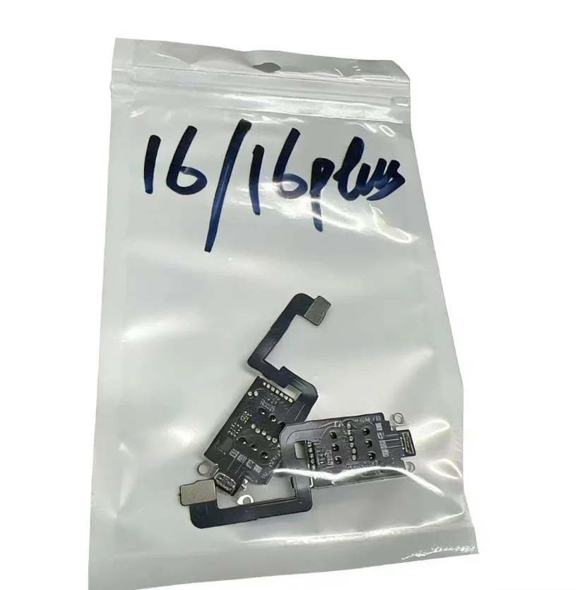 Super Snow Dual SIM Card Tray Slot Holder Flex Cable for iPhone12 to 17promax