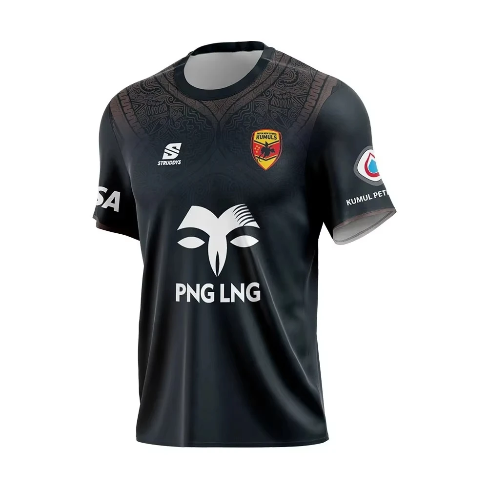 2026-2027 New PNG Kumuls Jersey 3D Printed Comfortable Breathable T-shirt Training Daily Top Family Clothing