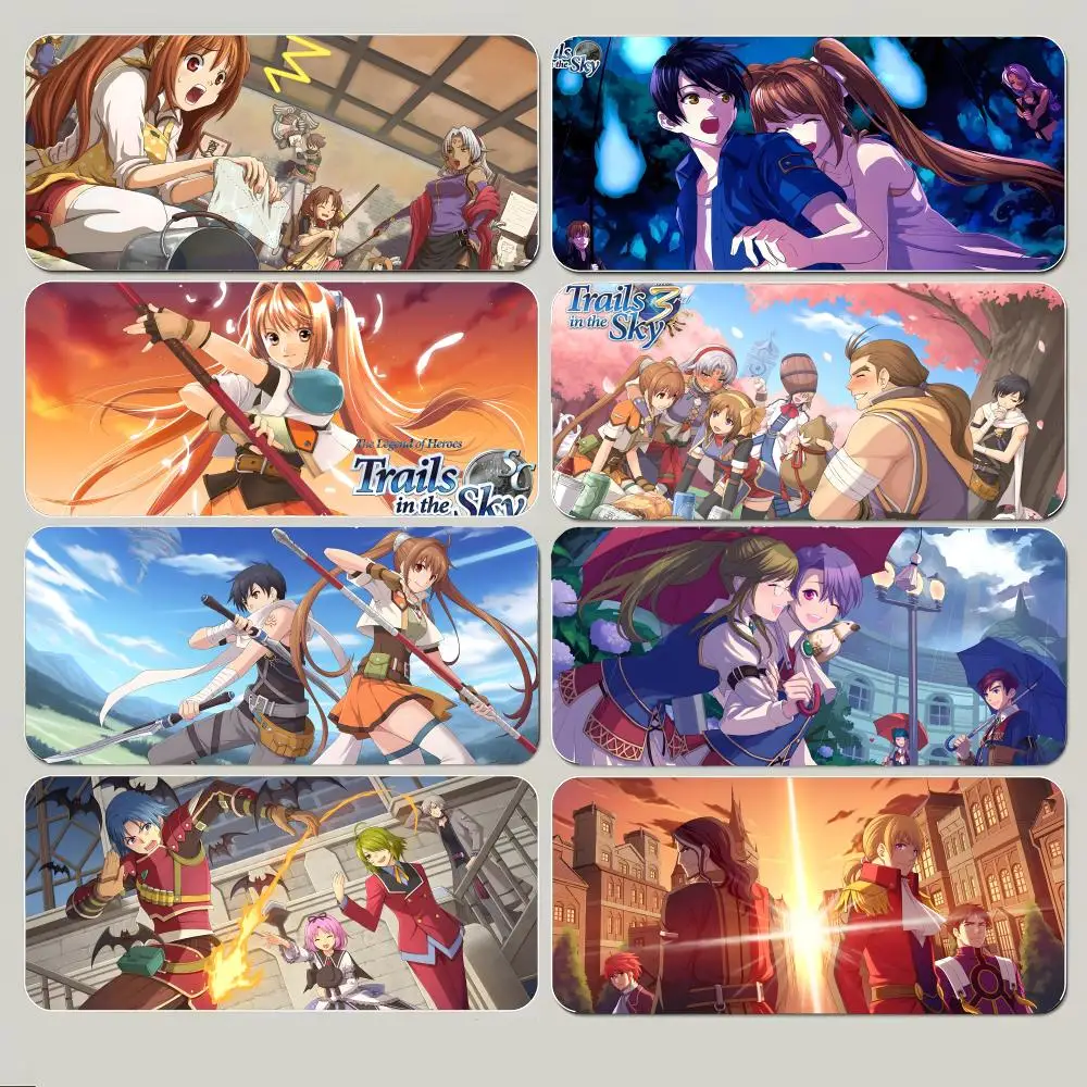 game classic The Legend of Heroes: Trails in the Sky Mouse Pad Large Gaming Mousepad with Thick Stitched Edge Non-Slip Desk Mat