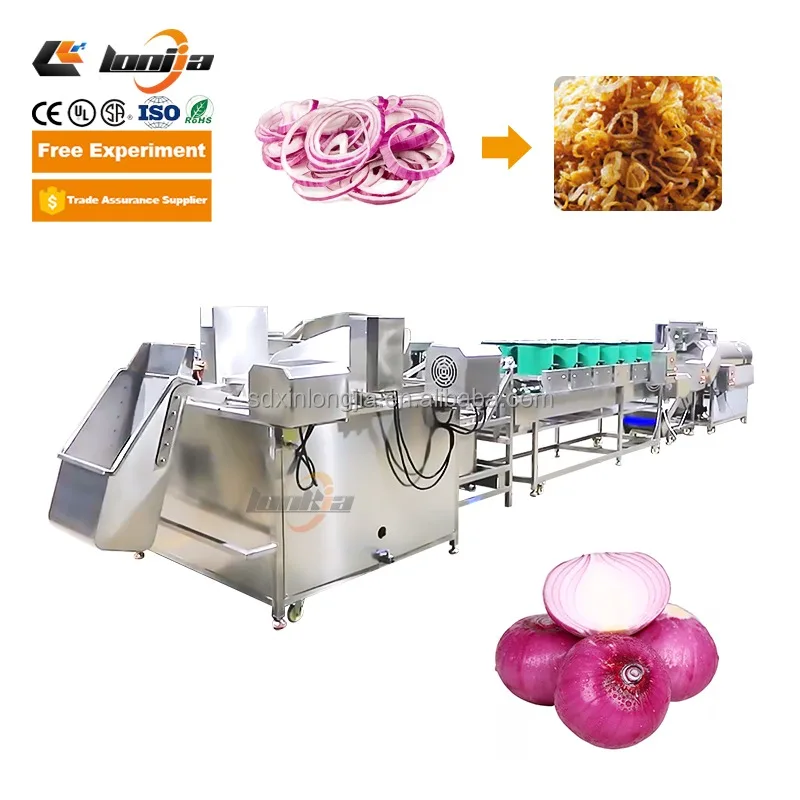 Industrial Snacks Foods Automatic Stir Frying Machine Banana Potato Chips Peanut Fried Onion Machine Batch Fryer