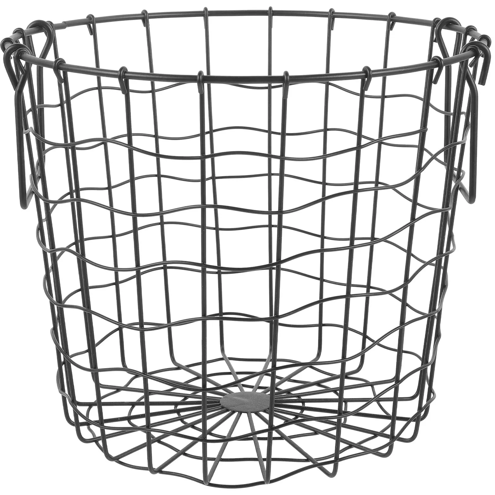 Firewood Storage Basket Heavy Duty Iron Metal Log Holder for Fireplace Outdoor Camping Large Capacity Foldable Handle Firewood