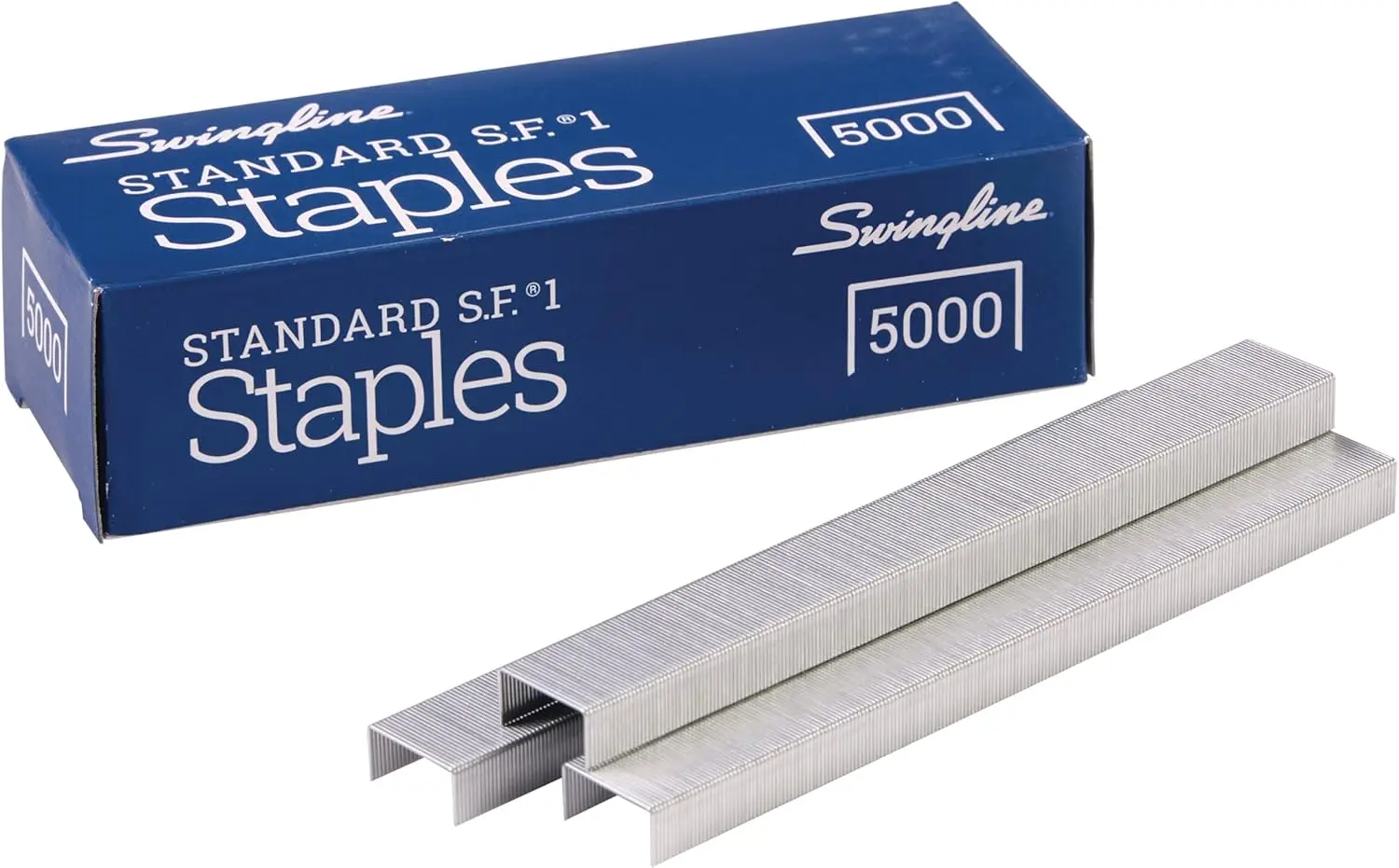

Стандартные скобы для настольных степлеров, 5 упаковок, длина 1/4 дюйма, 210 скоб на полоске, 5000 скоб в коробке