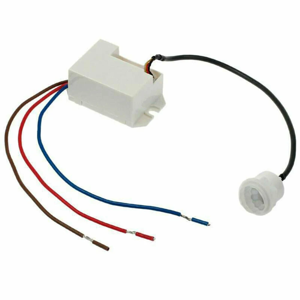 

2pcs Ceiling Mounted PIR Motion Sensor Switch with 360 Degree Detection and Adjustable Time Delay for Energy Saving Lights