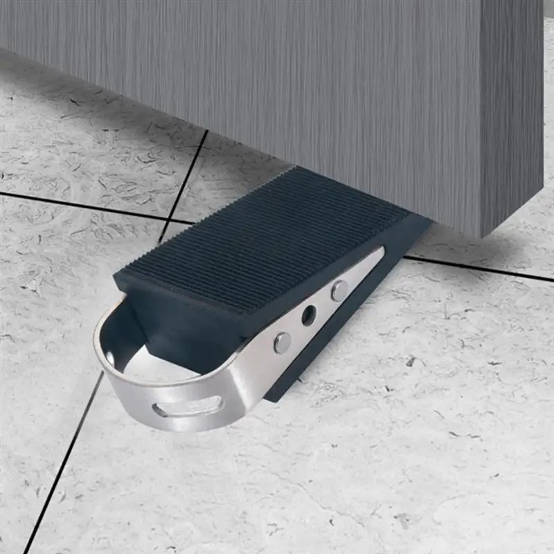 3pcs Stainless Steel Door Stop Stoppers Door Holder Heavy Duty Door Door Block Wedge Keeps Doors Open Sliding Jam Block Holder