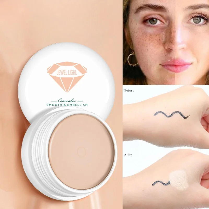 Hoge Dekking Concealer Corrector Anti Donkere Cirkel Sproet Waterdichte Foundation Bb Crème Voor Gezicht Make-Up Basis Cosmetisch Product