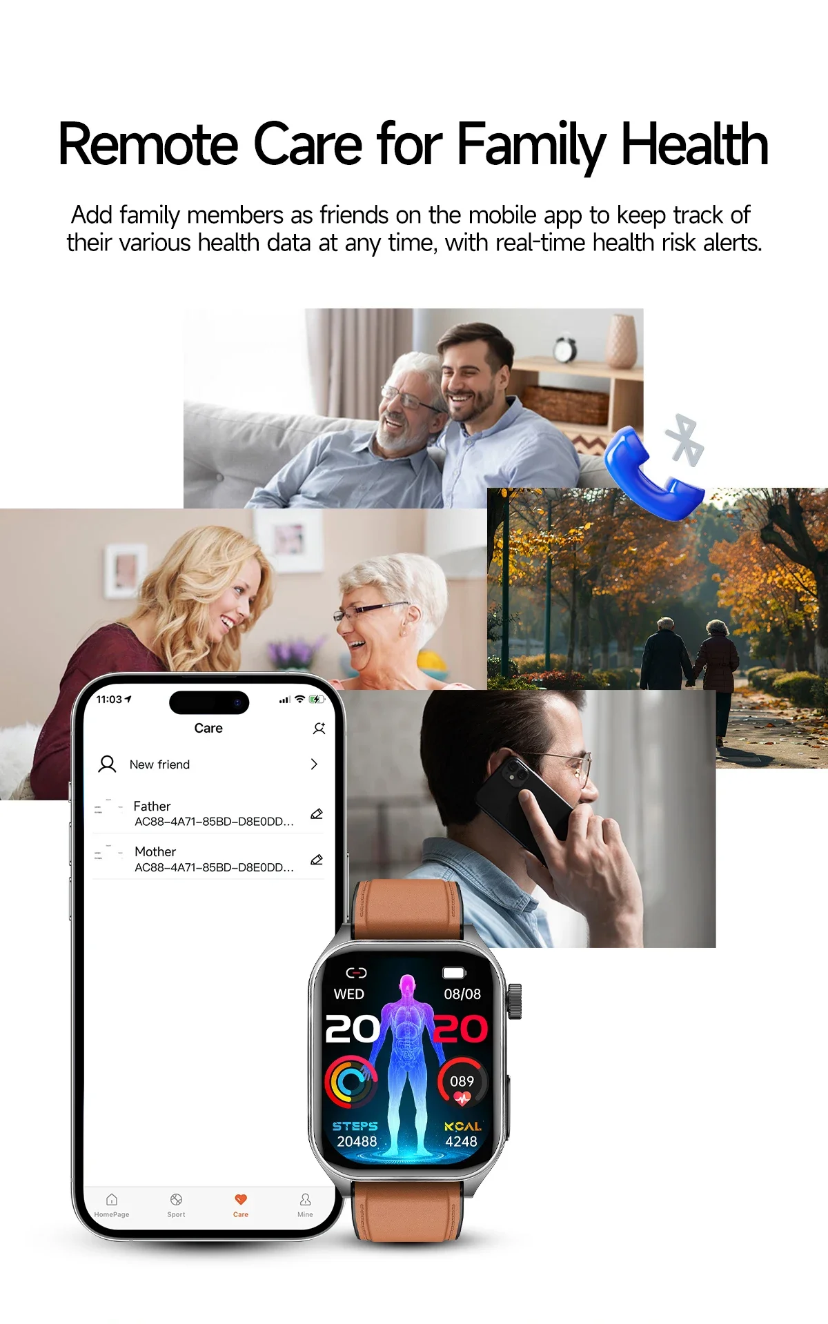 Smartwatch Avec Ecg Et Analyse De Santé Par Laser Dual-probe_voghion.com
