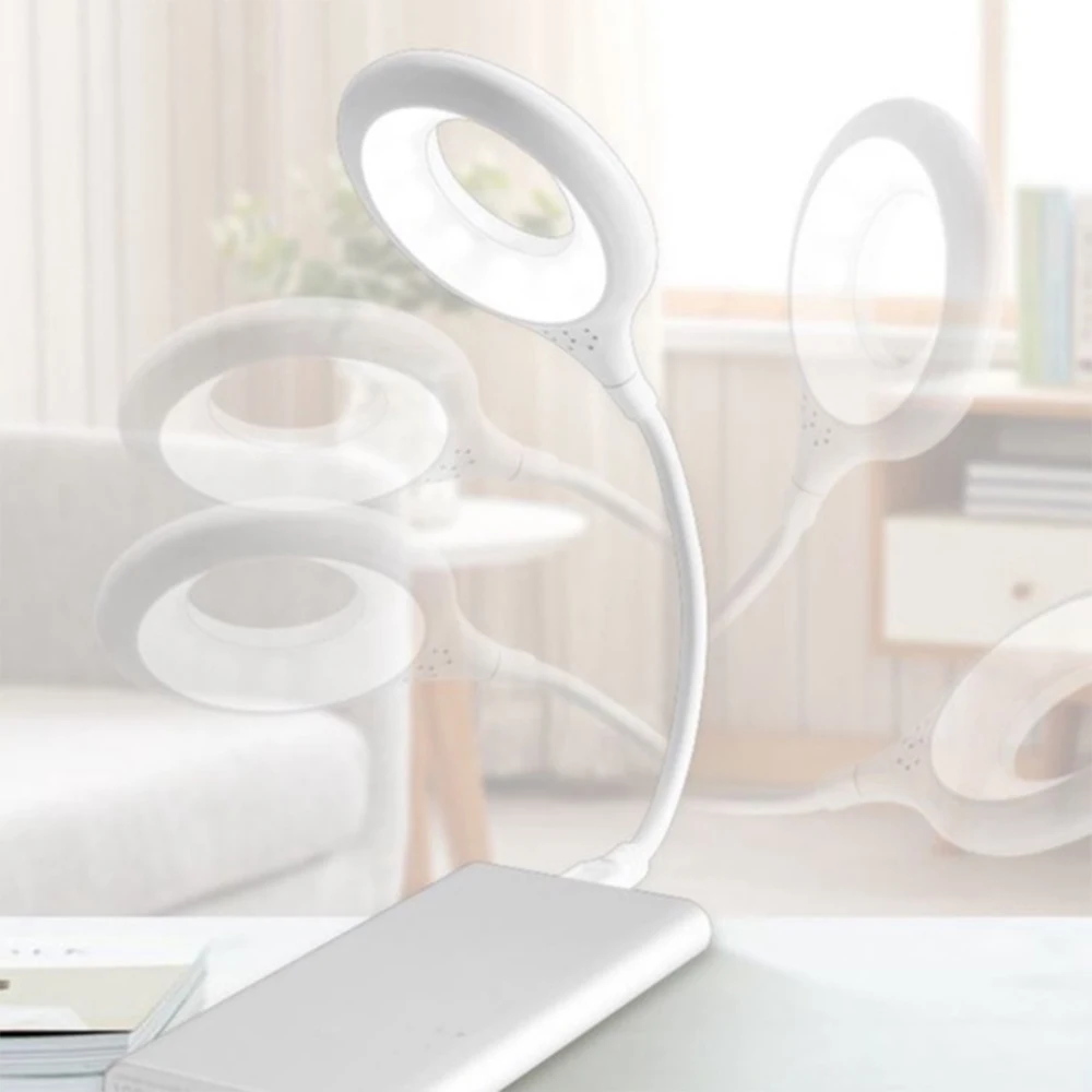 Lampada da tavolo da lettura USB lampada da notte portatile lampada da scrivania pieghevole liberamente lampada da comodino protezione per gli occhi studio lettura luce notturna