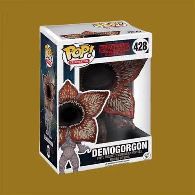 FUNKO POP Stranger Cosas más nuevas Periferia Demogorgon # 428 figuras de vinilo de acción, colección de modelos, juguetes para niños, regalo