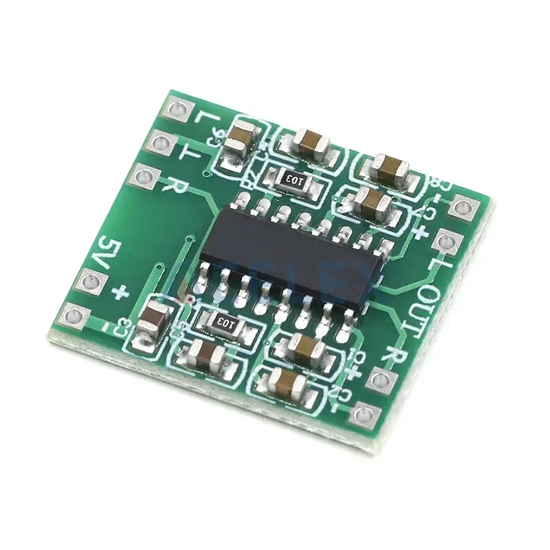 PAM8403 Super mini digital amplifier board 2 * 3W Class D digital amplifier board efficient 2.5 to 5V USB power supply