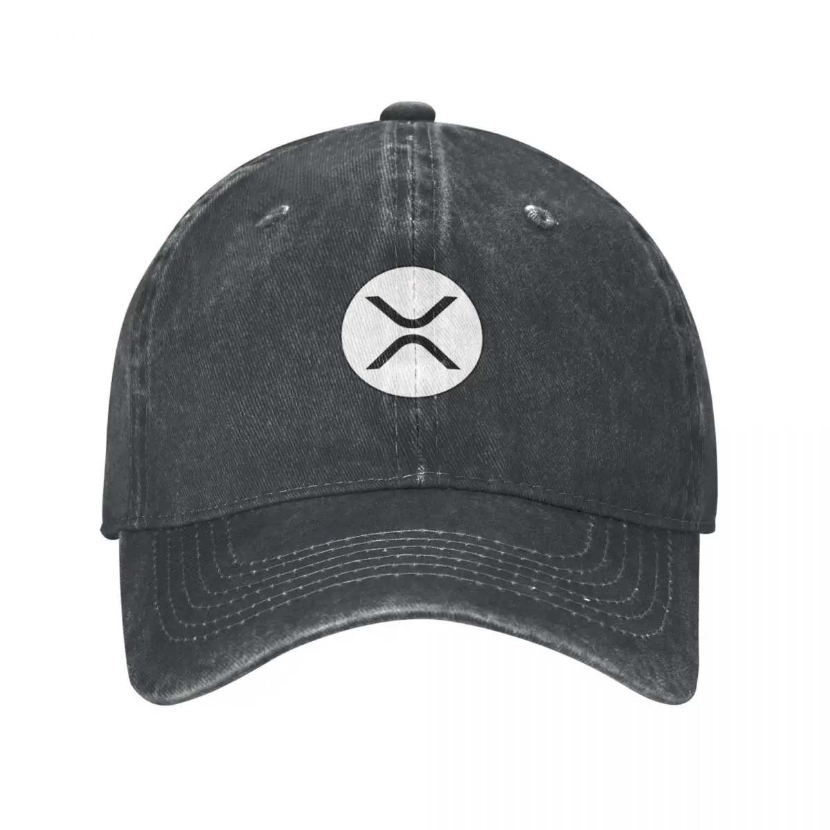 XRP - Round logo (Lite) Cowboy Hat derby hat Snapback Cap fashionable Hats For Women Men's